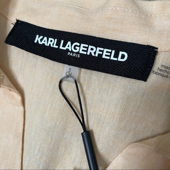 Karl Lagerfeld linen button down - Picture 4 of 6